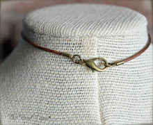 Load image into Gallery viewer, Leather Choker with Natural Stones - Boho Style Choker Necklace for Women - The Bead Farm