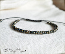 Load image into Gallery viewer, Seed Bead Yoga Bracelet- Adjustable Yoga Bracelets- The Bead Farm
