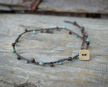 Load image into Gallery viewer, Dainty Beaded Hand Crocheted Anklet with Boho Style - The Bead Farm
