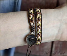 Load image into Gallery viewer, Leather Wrap Bracelet- Superduo Wraps - The Bead Farm