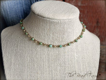 Load image into Gallery viewer, Boho Style Crocheted Necklace / Wrap Bracelet - The Bead Farm