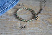 Load image into Gallery viewer, Boho Style Crocheted Necklace / Wrap Bracelet - The Bead Farm