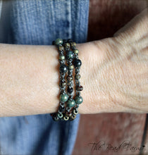 Load image into Gallery viewer, Hand Crocheted Boho Style Choker Necklace / Wrap Bracelet - The Bead Farm