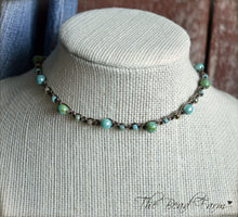 Load image into Gallery viewer, Crocheted Bead Bracelet, Crocheted Bracelet, Crocheted Jewelry