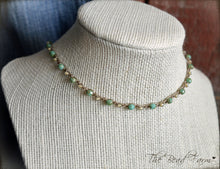 Load image into Gallery viewer, Boho Style Crocheted Necklace / Wrap Bracelet - The Bead Farm