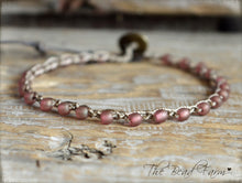Load image into Gallery viewer, Crocheted Bead Anklet - Beaded Crochet Jewelry - The Bead Farm