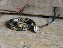 Load image into Gallery viewer, Leather Wrap Bracelet- Superduo Wraps - The Bead Farm