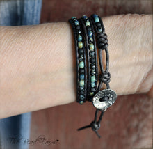 Load image into Gallery viewer, Picasso Seed Bead Wrap - Leather Wrap Bracelets - The Bead Farm