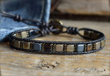 Load image into Gallery viewer, Men's Tile Bracelet - Men's Jewelry - The Bead Farm