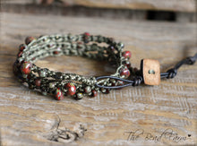 Load image into Gallery viewer, Boho Wrap Bracelet - Crocheted Bead Wrap - The Bead Farm