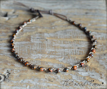 Load image into Gallery viewer, Boho Crocheted Bead Anklet - Dainty Anklet - The Bead Farm