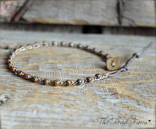 Load image into Gallery viewer, Boho Crocheted Bead Anklet - Dainty Anklet - The Bead Farm
