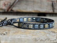 Load image into Gallery viewer, Men's Tile Bracelet - Men's Jewelry - The Bead Farm