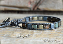 Load image into Gallery viewer, Men's Tile Bracelet - Men's Jewelry - The Bead Farm