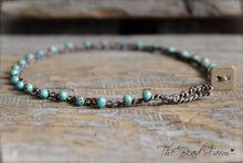 Load image into Gallery viewer, Crocheted Beaded Anklet - Dainty Anklets - The Bead Farm