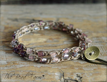 Load image into Gallery viewer, Boho Crocheted Choker Necklace / Wrap Bracelet - The Bead Farm