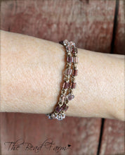 Load image into Gallery viewer, Boho Crocheted Choker Necklace / Wrap Bracelet - The Bead Farm