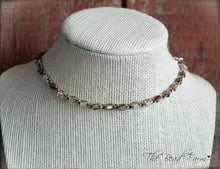 Load image into Gallery viewer, Boho Crocheted Choker Necklace / Wrap Bracelet - The Bead Farm