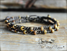 Load image into Gallery viewer, Boho Style Crocheted Wrap Bracelet - Choker Necklace - The Bead Farm