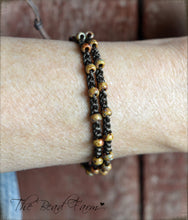 Load image into Gallery viewer, Boho Style Crocheted Wrap Bracelet - Choker Necklace - The Bead Farm