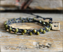 Load image into Gallery viewer, Dainty Crocheted Bead Choker - Crocheted Bead Wraps - The Bead Farm