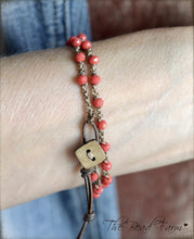 Load image into Gallery viewer, Crocheted Bead Bracelet - Crocheted Bead Necklace -The Bead Farm