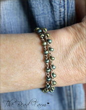 Load image into Gallery viewer, Boho Style Crocheted Wrap Bracelet / Choker Necklace - The Bead Farm