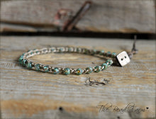 Load image into Gallery viewer, Handmade Crocheted Bead Anklet - Beach Anklet - The Bead Farm