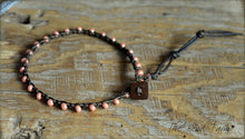 Load image into Gallery viewer, Hand Crocheted Coral Pink Seed Bead Anklet - The Bead Farm