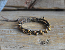 Load image into Gallery viewer, Boho Style Crocheted Wrap Bracelet - Choker Necklace - The Bead Farm