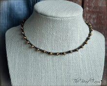 Load image into Gallery viewer, Boho Style Crocheted Wrap Bracelet - Choker Necklace - The Bead Farm