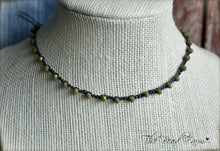 Load image into Gallery viewer, Dainty Crocheted Bead Choker - Crocheted Bead Wraps - The Bead Farm