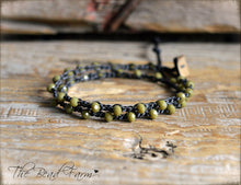 Load image into Gallery viewer, Dainty Crocheted Bead Choker - Crocheted Bead Wraps - The Bead Farm