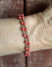 Load image into Gallery viewer, Crocheted Bead Bracelet - Crocheted Bead Necklace -The Bead Farm