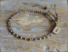 Load image into Gallery viewer, Dainty Hand Crocheted Bead Anklet for Women - The Bead Farm