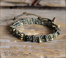 Load image into Gallery viewer, Versatile Crocheted Choker Necklace / Wrap Bracelet - The Bead Farm