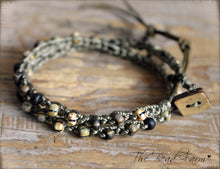 Load image into Gallery viewer, Versatile Crocheted Choker Necklace / Wrap Bracelet - The Bead Farm