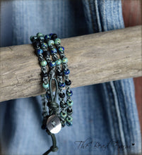 Load image into Gallery viewer, Crocheted Bead Wraps - Boho Style Bracelet - The Bead Farm