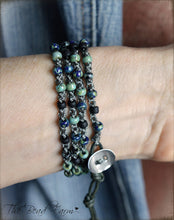 Load image into Gallery viewer, Crocheted Bead Wraps - Boho Style Bracelet - The Bead Farm