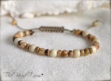 Load image into Gallery viewer, Handmade Adjustable Yoga Bracelet with Gemstones