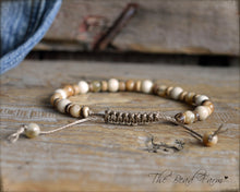 Load image into Gallery viewer, Handmade Adjustable Yoga Bracelet with Gemstones