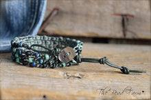 Load image into Gallery viewer, Crocheted Bead Wraps - Boho Style Bracelet - The Bead Farm