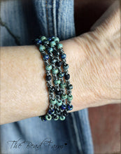 Load image into Gallery viewer, Crocheted Bead Wraps - Boho Style Bracelet - The Bead Farm