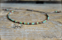 Load image into Gallery viewer, Handmade Dainty Adjustable Yoga Style String Bracelet -or- Anklet