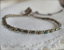 Load image into Gallery viewer, Hand Crocheted Bead Anklet - Dainty Anklets - The Bead Farm
