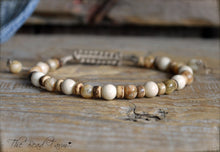 Load image into Gallery viewer, Handmade Adjustable Yoga Bracelet with Gemstones