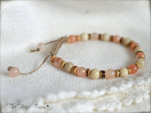 Load image into Gallery viewer, Gemstone Bracelet for Women - Adjustable Yoga Bracelets - The Bead Farm