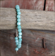 Load image into Gallery viewer, Amazonite Bracelet - Adjustable Yoga Bracelet - The Bead Farm