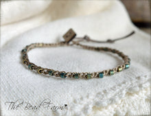 Load image into Gallery viewer, Hand Crocheted Bead Anklet - Dainty Anklets - The Bead Farm