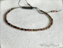 Load image into Gallery viewer, Handmade Dainty Adjustable Yoga Style String Bracelet -or- Anklet
